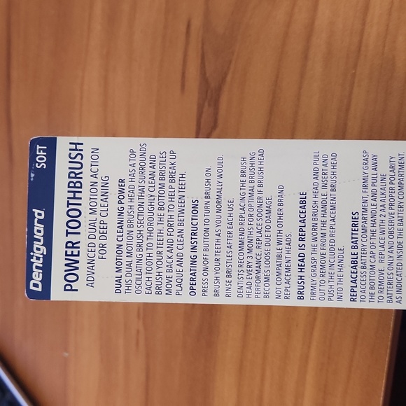 Battery operated toothbrush - Picture 3 of 4